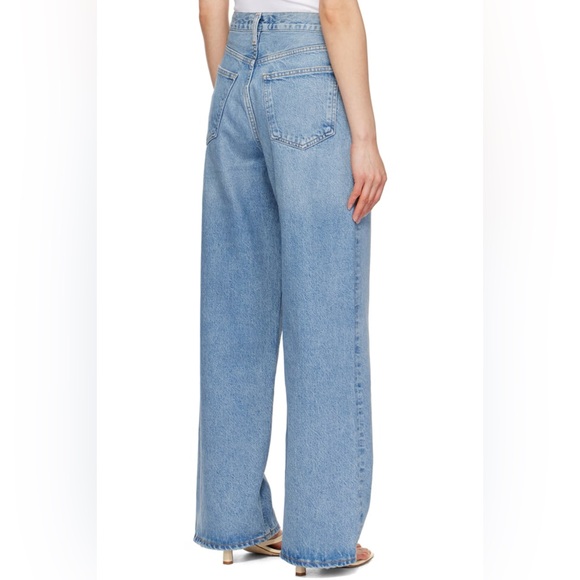 Agolde blue low slung baggy jeans - Picture 6 of 7